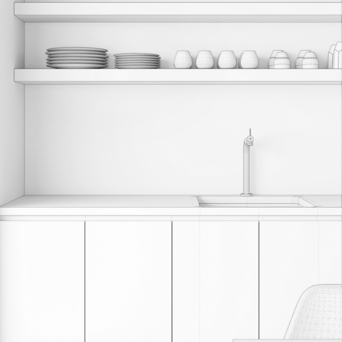 ArchViz 3D - Poisson Blanc Chalet