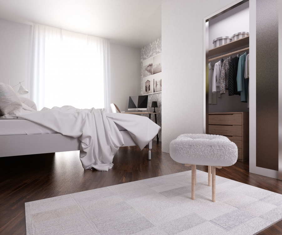 PROGETTAZZIONE ARREDO CAMERA DA LETTO  Via Abruzzesi MI