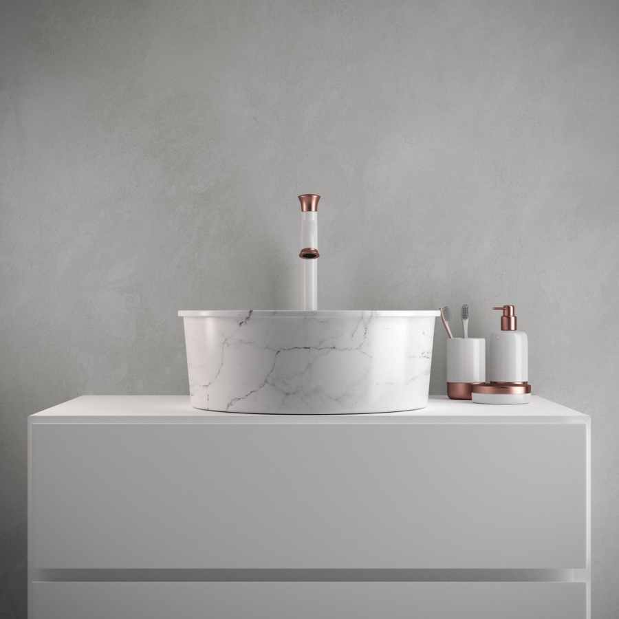 White & Copper