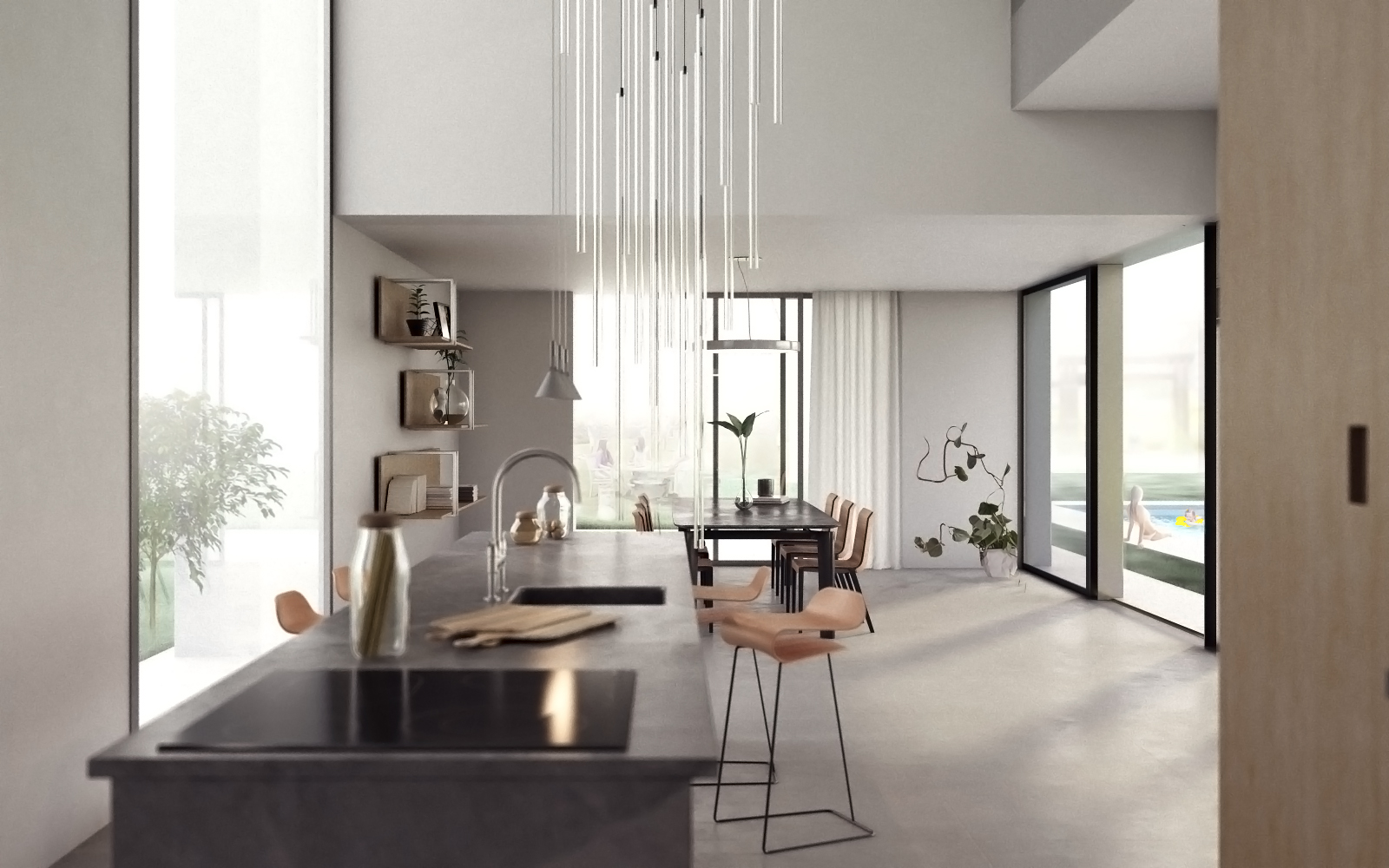 Interiors concept design of a private villa _ Concept design di interni ...