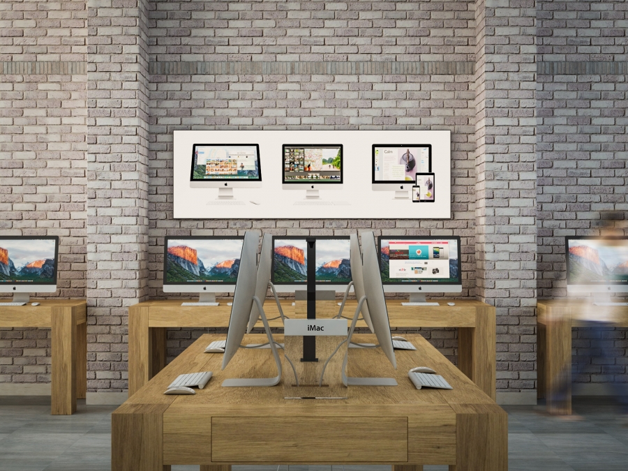 Mockup Apple Store
